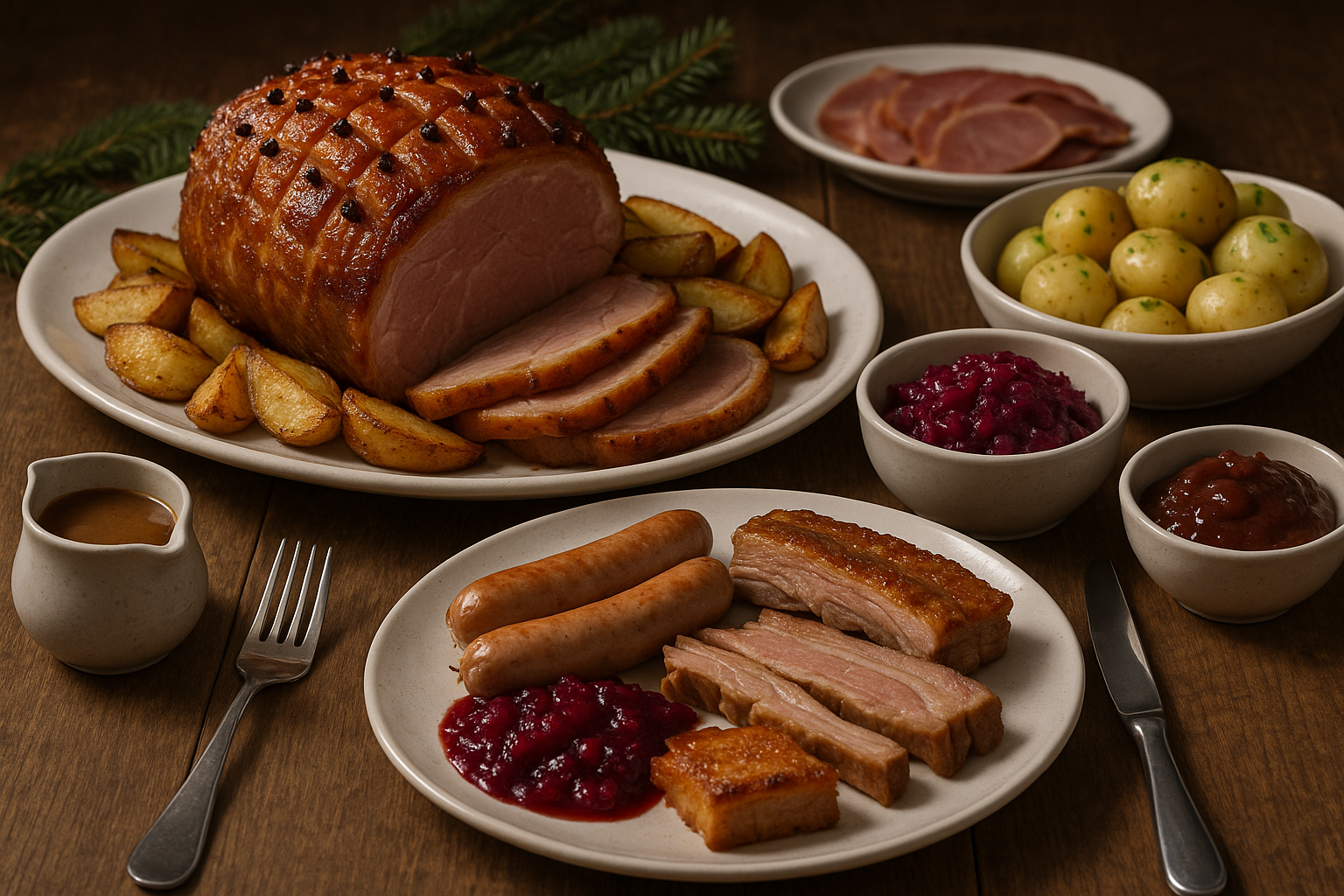 julemat - Illustration